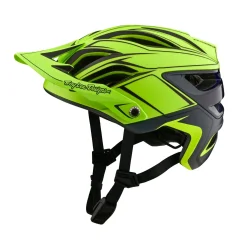 Troy Lee Designs A3|Trail^A3 Helmet W/MIPS Uno Pinstripe Yellow