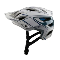 Troy Lee Designs A3|Trail^A3 Helmet W/MIPS Uno Pinstripe Light Gray