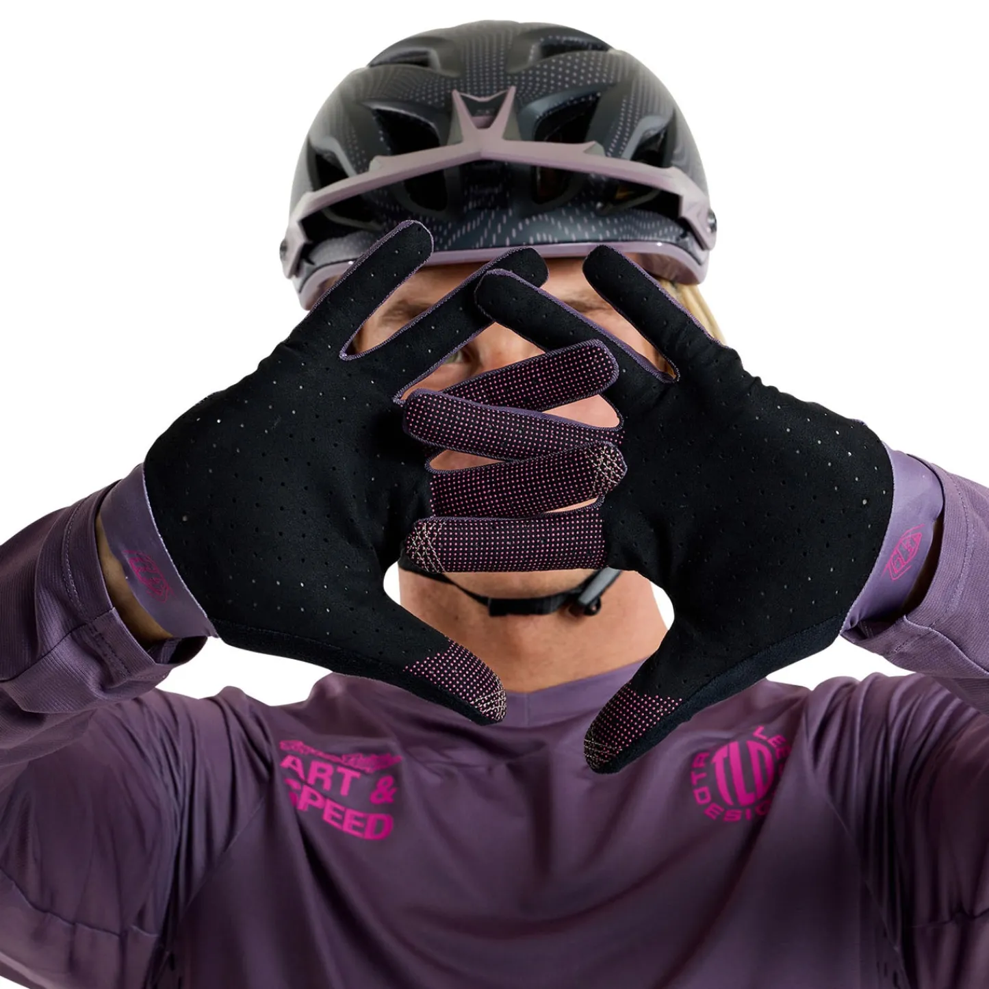 Troy Lee Designs Ace|Gloves^Ace 2.0 Glove Radioscape Deep Purple