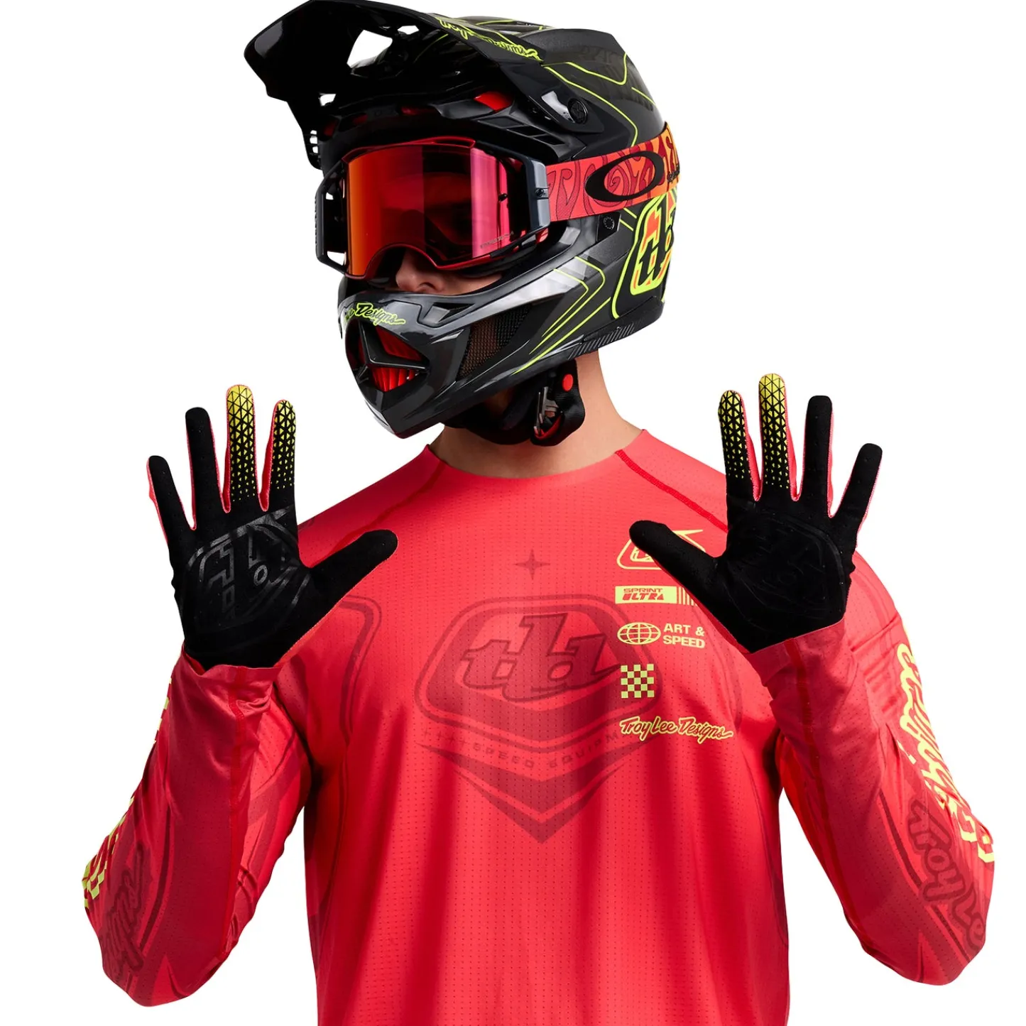 Troy Lee Designs Gloves|Air^Air Glove Ghostwing Infra Red
