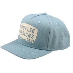Troy Lee Designs Hats^Curved Snapback Hat Stamp Smoke Blue