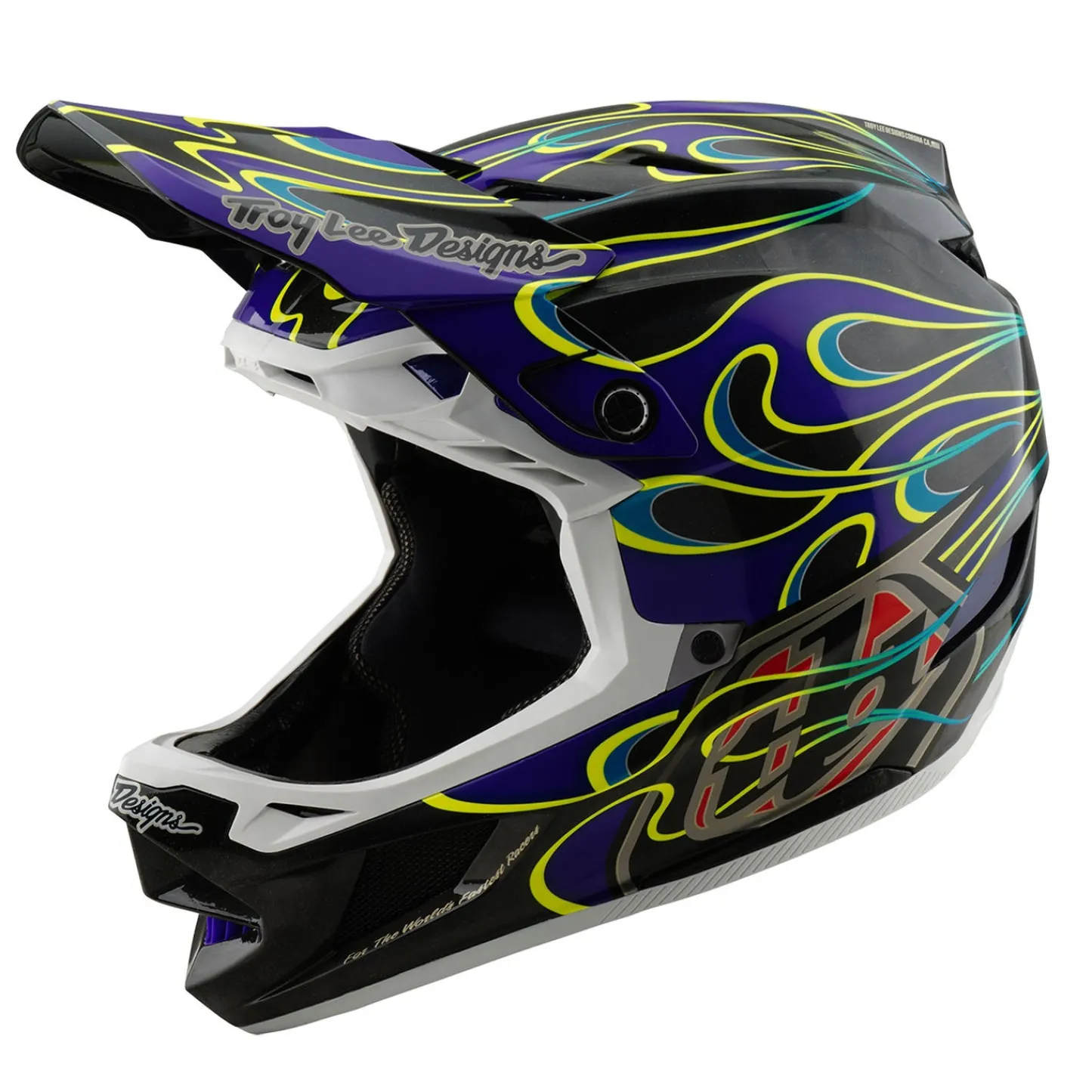 Troy Lee Designs Helmets|D4^D4 Carbon Helmet Torched Black / Purple