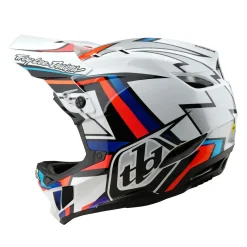 Troy Lee Designs Helmets|D4^D4 Composite Helmet Frames White / Silver