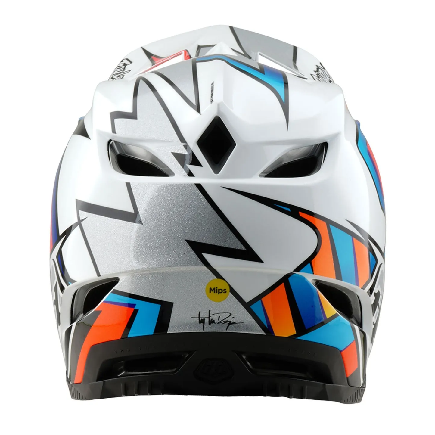 Troy Lee Designs Helmets|D4^D4 Composite Helmet Frames White / Silver