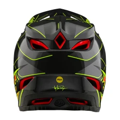 Troy Lee Designs D4|Downhill^D4 Composite Helmet Ghostwing Gray
