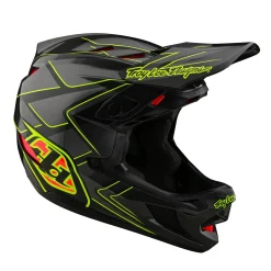 Troy Lee Designs D4|Downhill^D4 Composite Helmet Ghostwing Gray