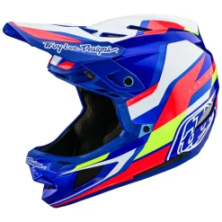 Women Troy Lee Designs Helmets|D4^D4 Composite Helmet Omega White / Blue