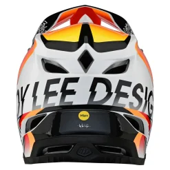 Women Troy Lee Designs Helmets|D4^D4 Composite Helmet Qualifier White / Orange