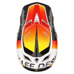 Women Troy Lee Designs Helmets|D4^D4 Composite Helmet Qualifier White / Orange