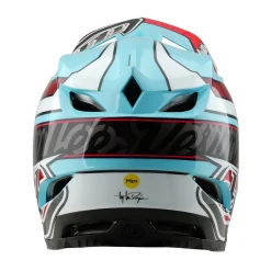 Troy Lee Designs Helmets|D4^D4 Polyacrylite Helmet Linear Blue