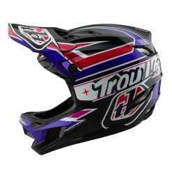 Troy Lee Designs Helmets|D4^D4 Polyacrylite Helmet Linear Black