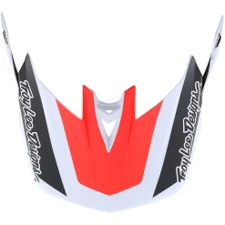 Troy Lee Designs Visors|Helmet Accessories^D4 Visor Team SRAM White / Red