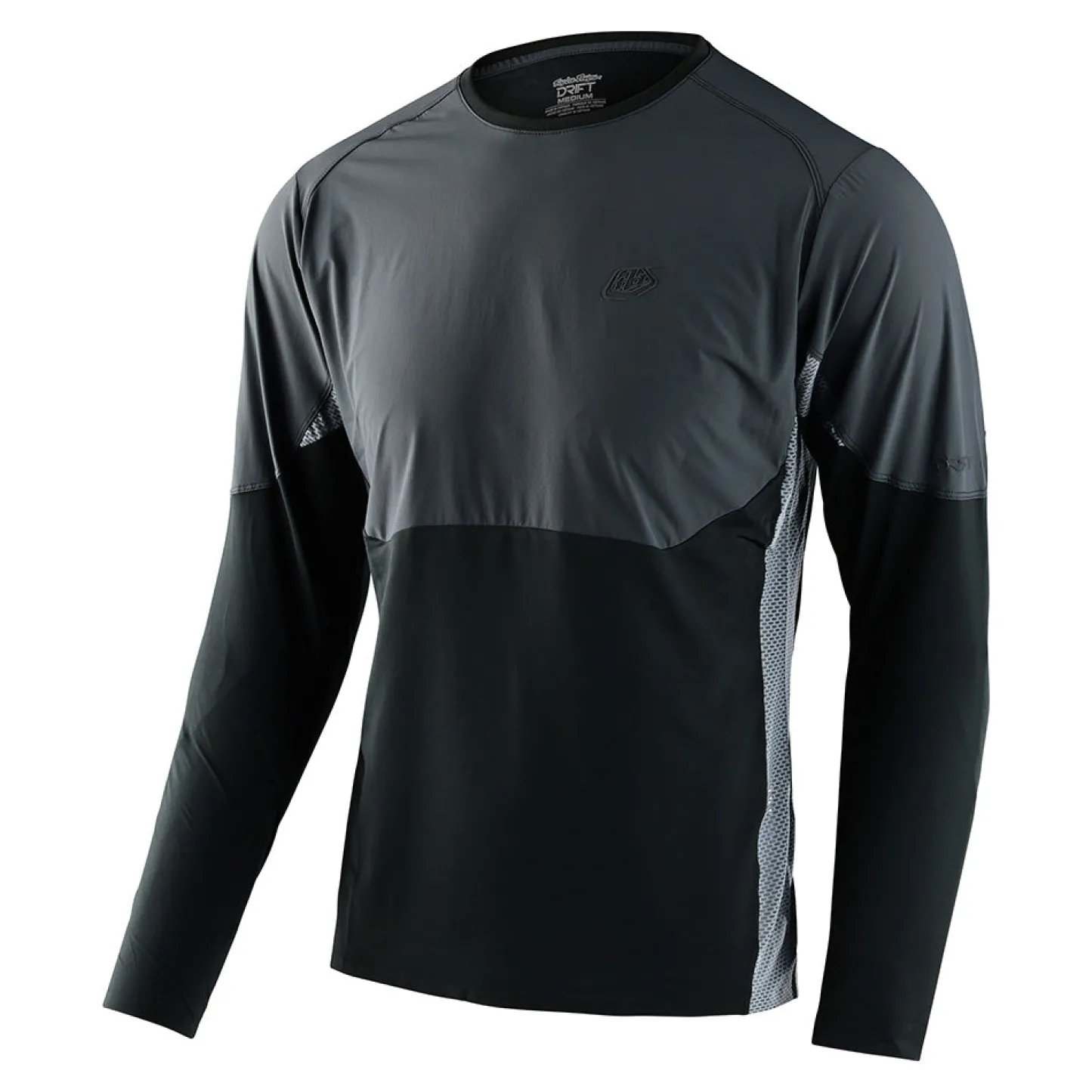 Troy Lee Designs Jerseys|Drift^Drift LS Jersey Solid Dark Charcoal