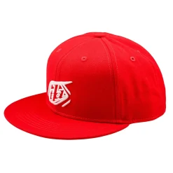 Troy Lee Designs Hats^Flat Bill Snapback Badge Team Red