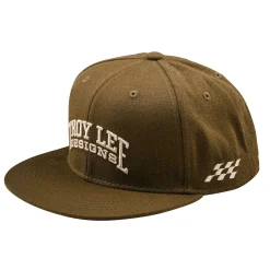 Troy Lee Designs Hats^Flat Bill Snapback Scholar Olive