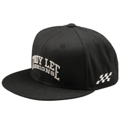 Troy Lee Designs Hats^Flat Bill Snapback Scholar Black