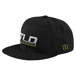 Troy Lee Designs Hats^Flat Bill Snapback Speed Black