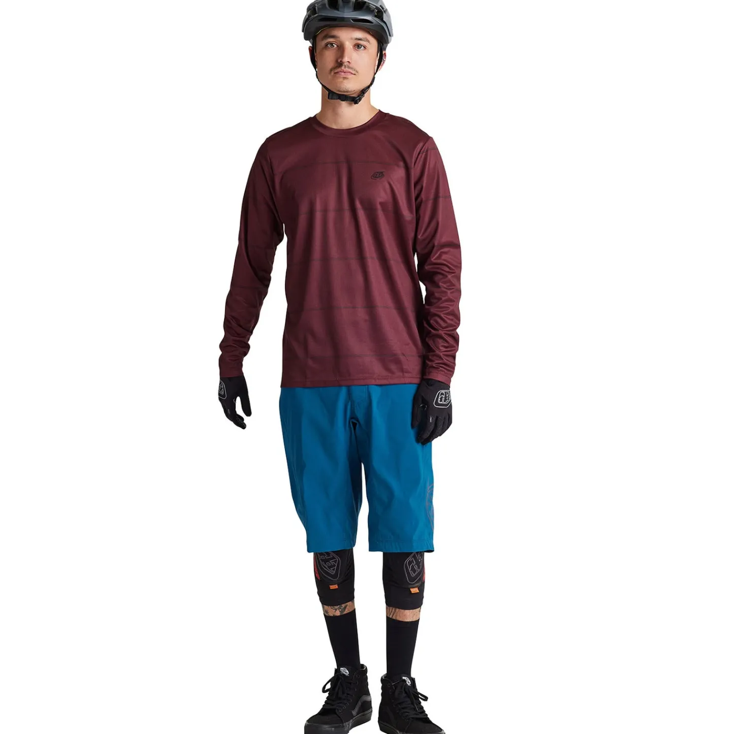 Troy Lee Designs Flowline|Jerseys^Flowline LS Jersey Revert Wine