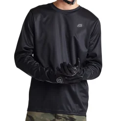 Troy Lee Designs Flowline|Trail^Flowline LS Jersey Solid Black