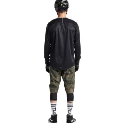 Troy Lee Designs Flowline|Trail^Flowline LS Jersey Solid Black