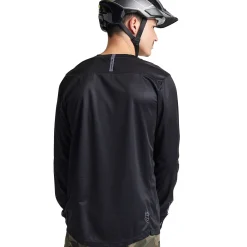 Troy Lee Designs Flowline|Trail^Flowline LS Jersey Solid Black