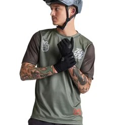 Troy Lee Designs Flowline|Trail^Flowline SS Jersey Flipped Olive