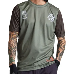 Troy Lee Designs Flowline|Trail^Flowline SS Jersey Flipped Olive