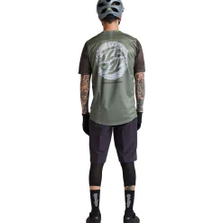 Troy Lee Designs Flowline|Trail^Flowline SS Jersey Flipped Olive