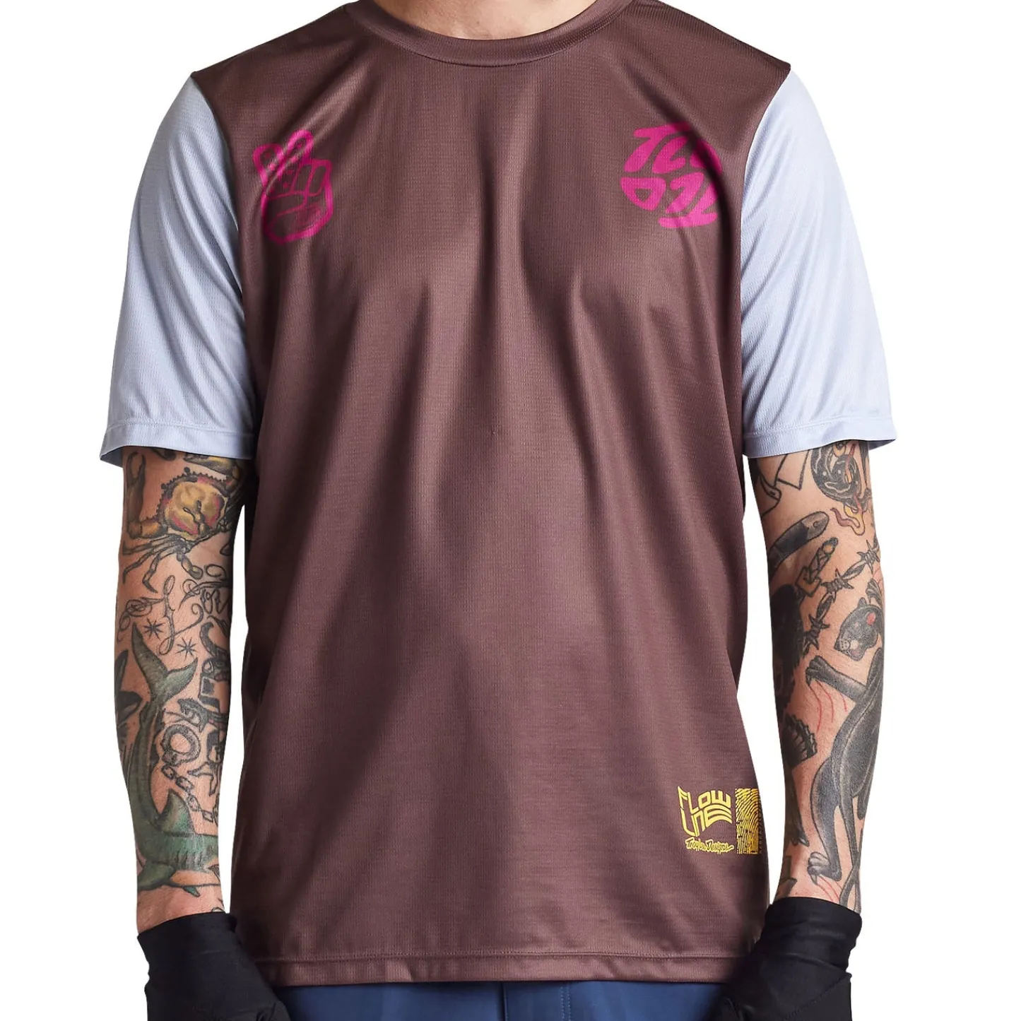 Troy Lee Designs Flowline|Jerseys^Flowline SS Jersey Flipped Chocolate