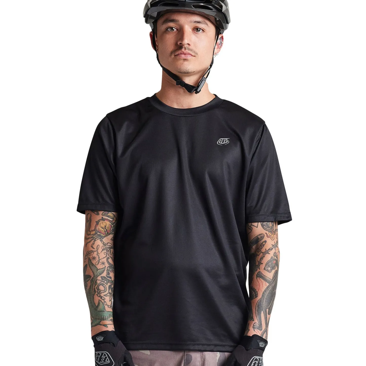 Troy Lee Designs Jerseys|Flowline^Flowline SS Jersey Solid Black