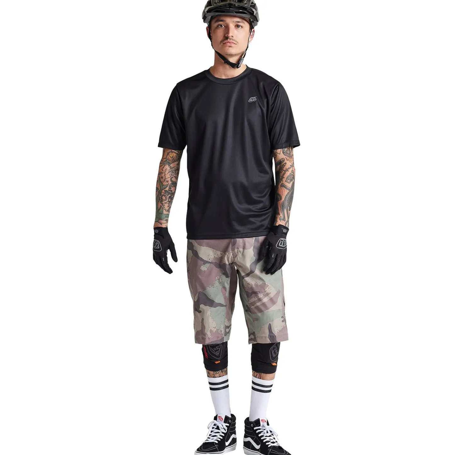 Troy Lee Designs Jerseys|Flowline^Flowline SS Jersey Solid Black