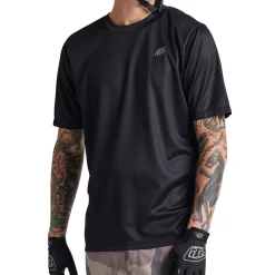 Troy Lee Designs Jerseys|Flowline^Flowline SS Jersey Solid Black