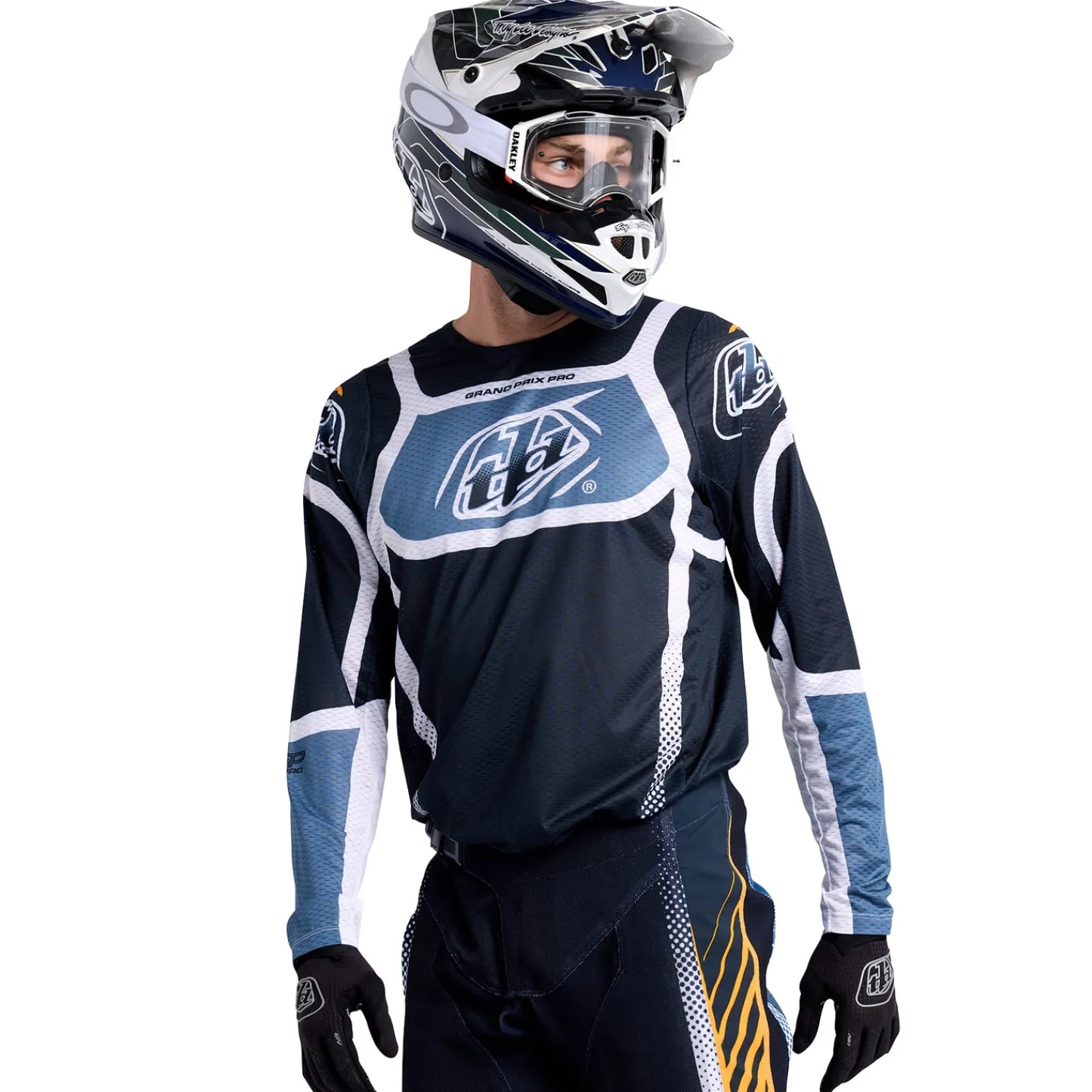 Troy Lee Designs Gp Pro Air|Gp Pro^GP Pro Air Jersey Bands Dark Navy