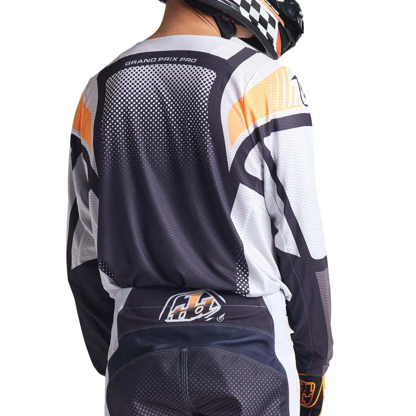 Troy Lee Designs Gp Pro|Gp Pro Air^GP Pro Air Jersey Bands Gray / Neo Orange