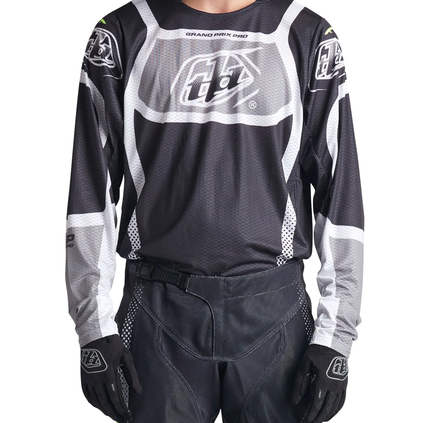 Troy Lee Designs Gp Pro Air|Gp Pro^GP Pro Air Jersey Bands Phantom / Gray