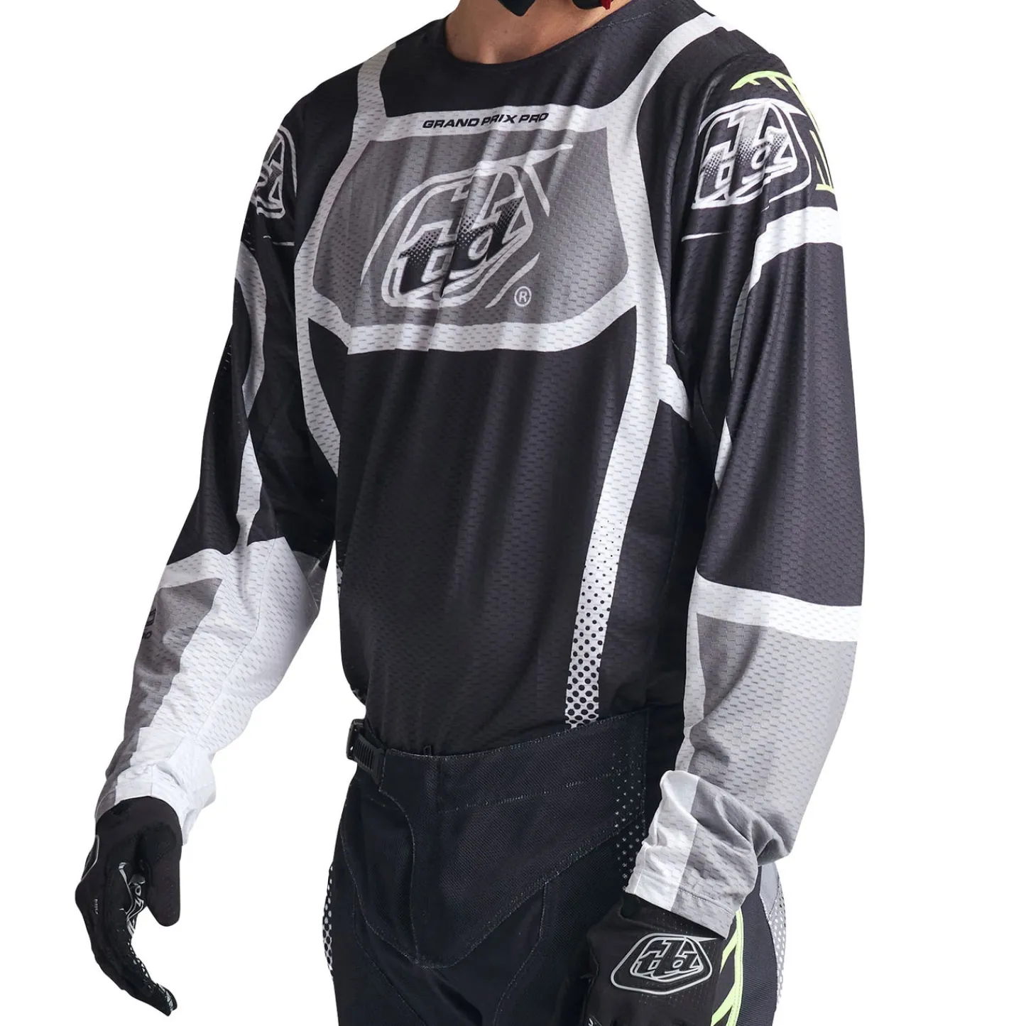 Troy Lee Designs Gp Pro Air|Gp Pro^GP Pro Air Jersey Bands Phantom / Gray