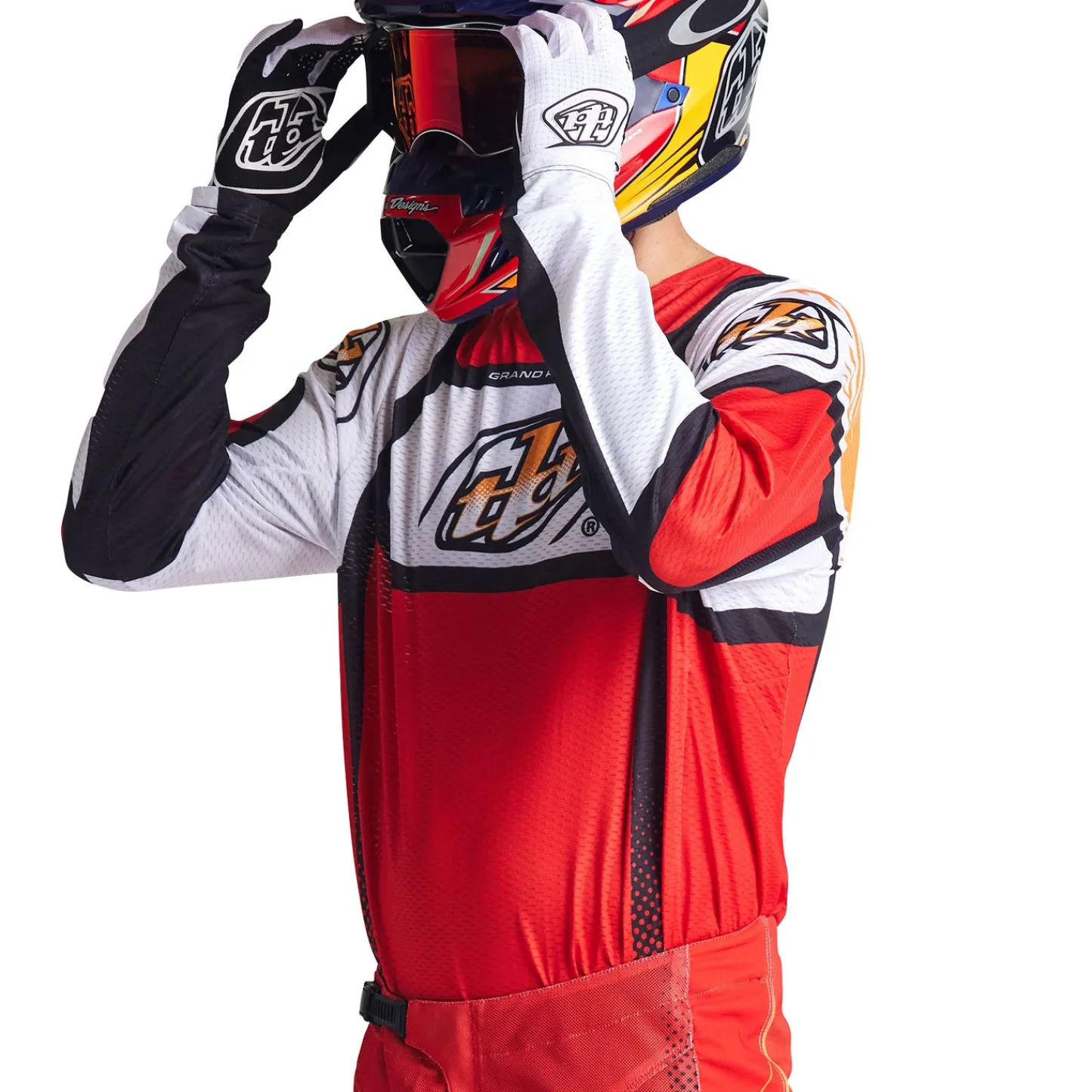 Troy Lee Designs Gp Pro Air|Gp Pro^GP Pro Air Jersey Bands Red / White