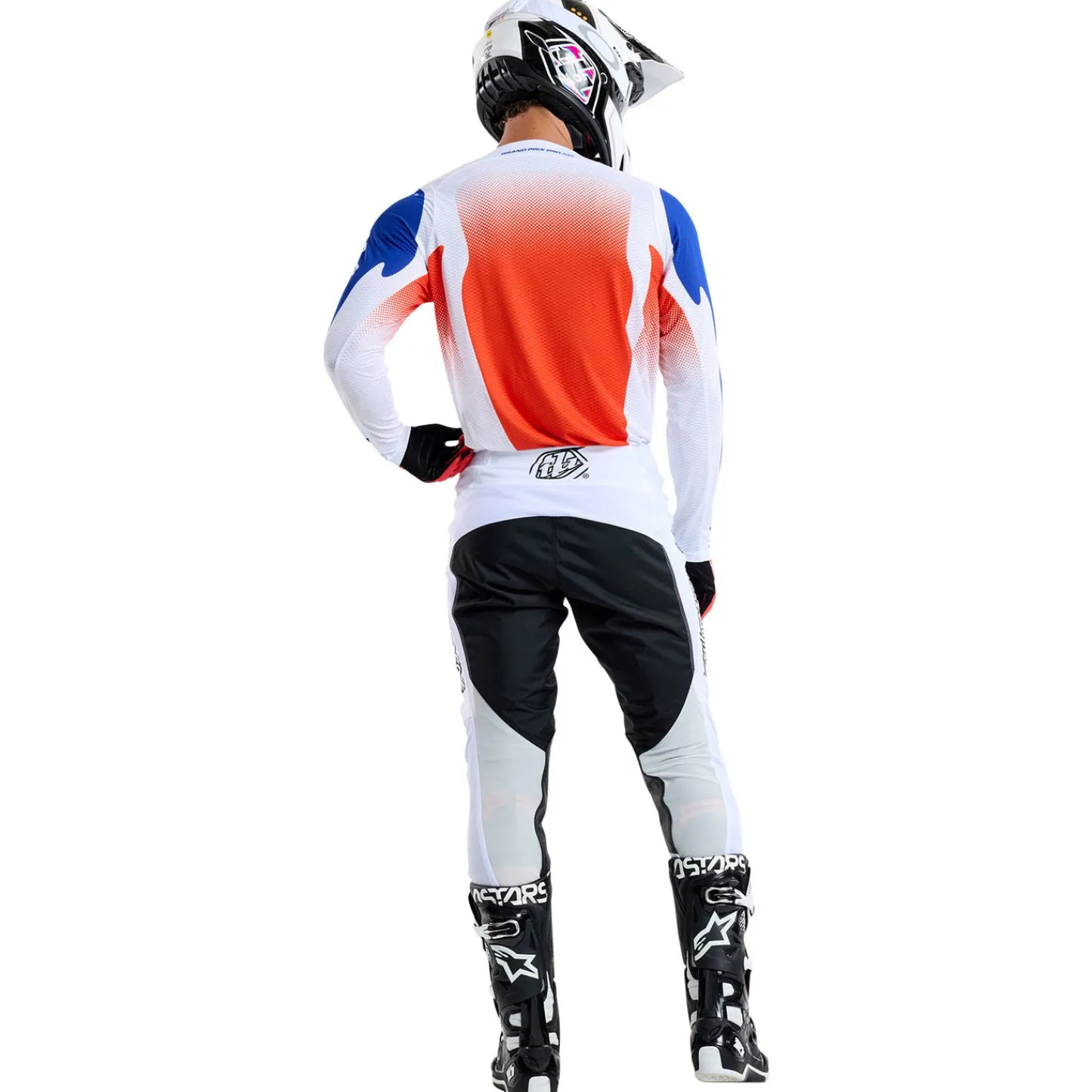 Troy Lee Designs Gp Pro Air|Jerseys^GP Pro Air Jersey Ripple Blue / Orange