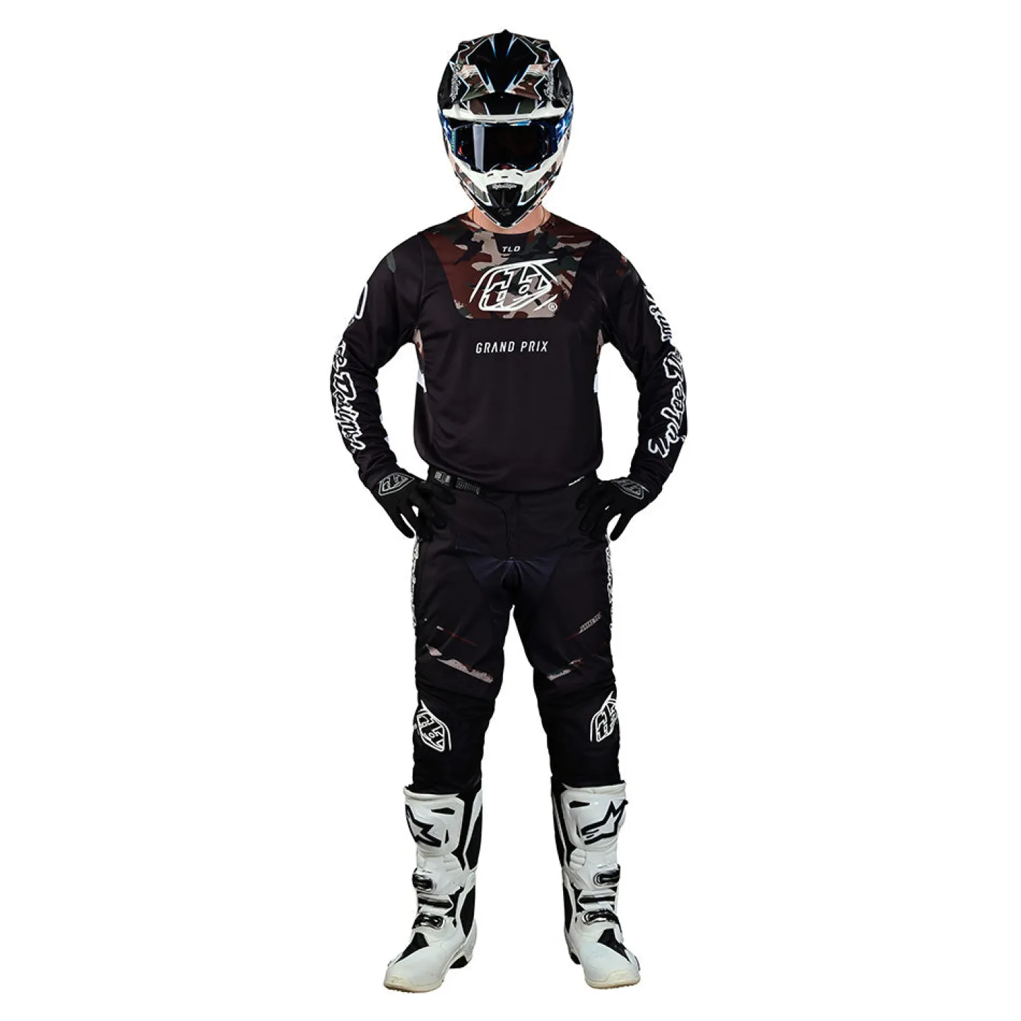 Troy Lee Designs Gp|Gp Pro^GP Pro Jersey Blends Camo Black / Green
