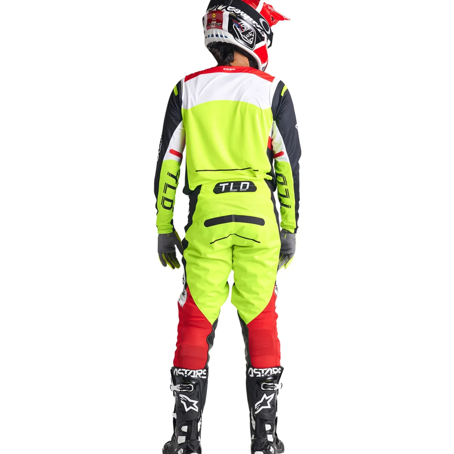 Troy Lee Designs Gp Pro|Jerseys^GP Pro Jersey Blends White / Glo Red