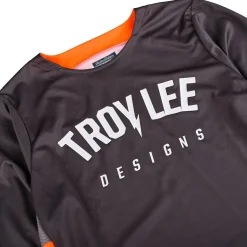 Troy Lee Designs Gp Pro|Jerseys^GP Pro Jersey Boltz Dark Gray / Neo Orange