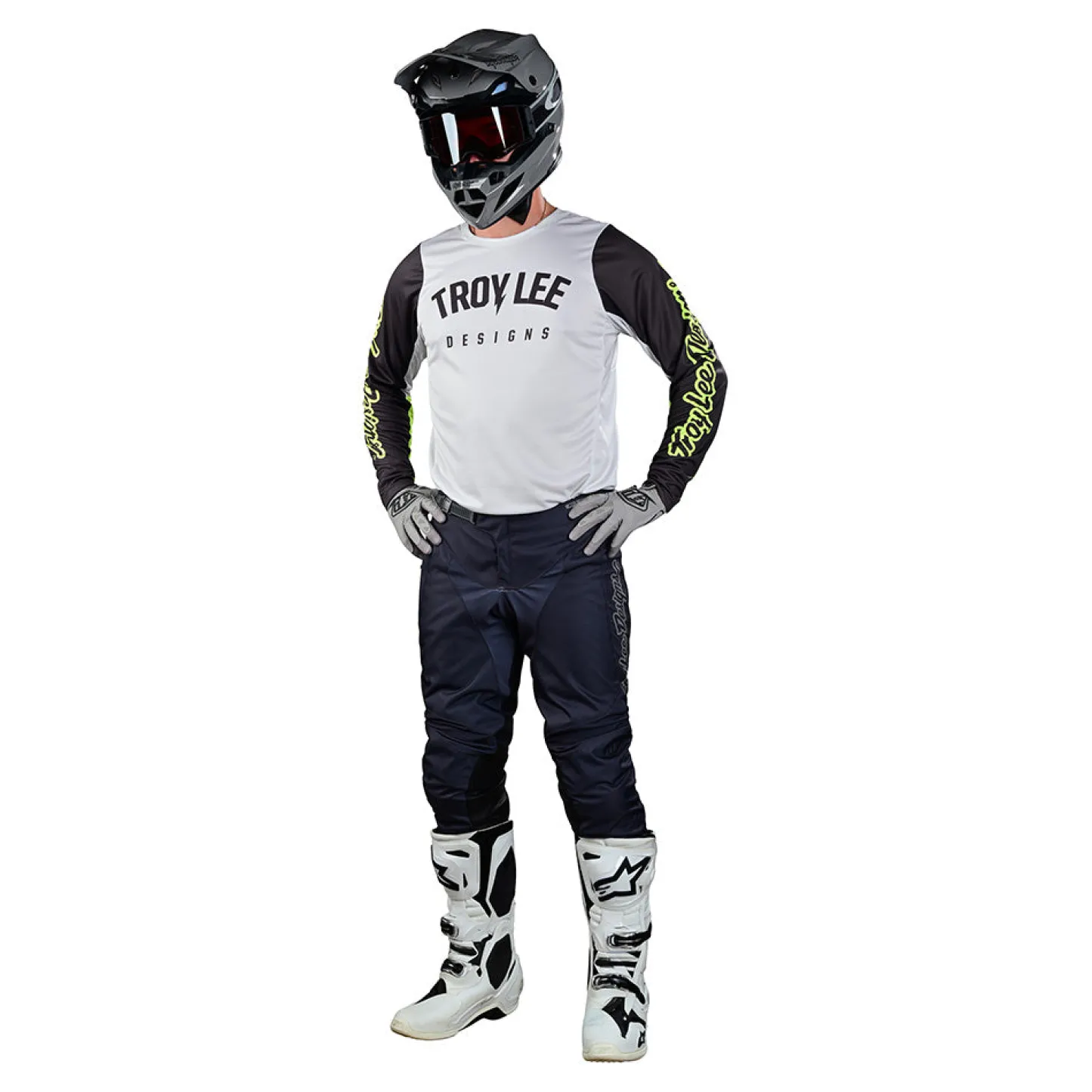Troy Lee Designs Gp|Gp Pro^GP Pro Jersey Boltz Fog / Flo Yellow
