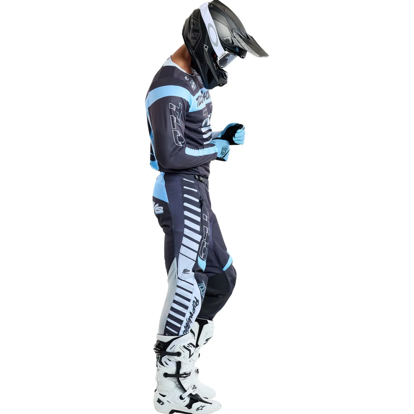 Troy Lee Designs Gp Pro|Jerseys^GP Pro Jersey Fifty-50 Charcoal / Smoke