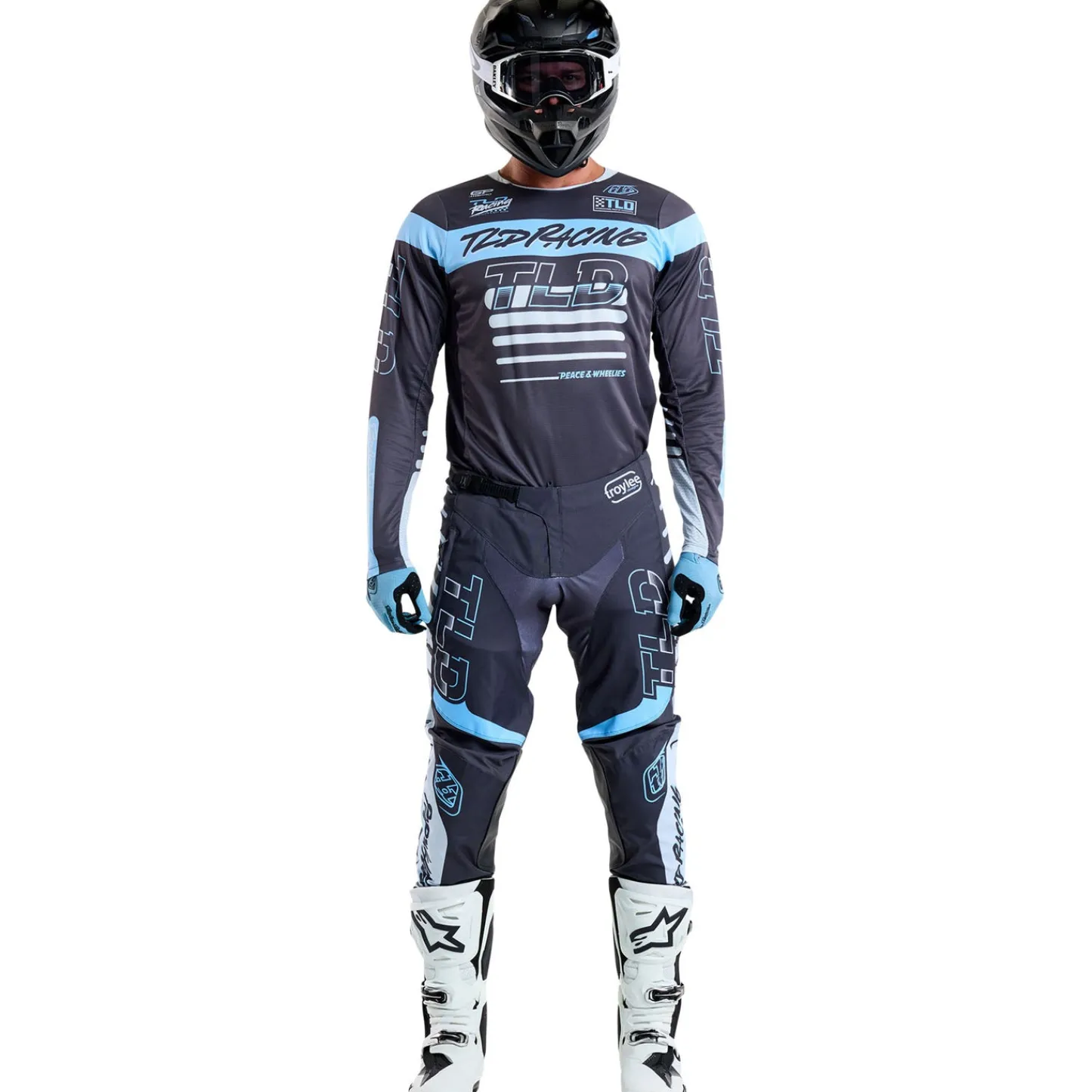 Troy Lee Designs Gp Pro|Jerseys^GP Pro Jersey Fifty-50 Charcoal / Smoke