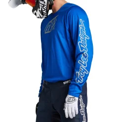 Troy Lee Designs Gp Pro|Jerseys^GP Pro Jersey Icon Blue / Silver