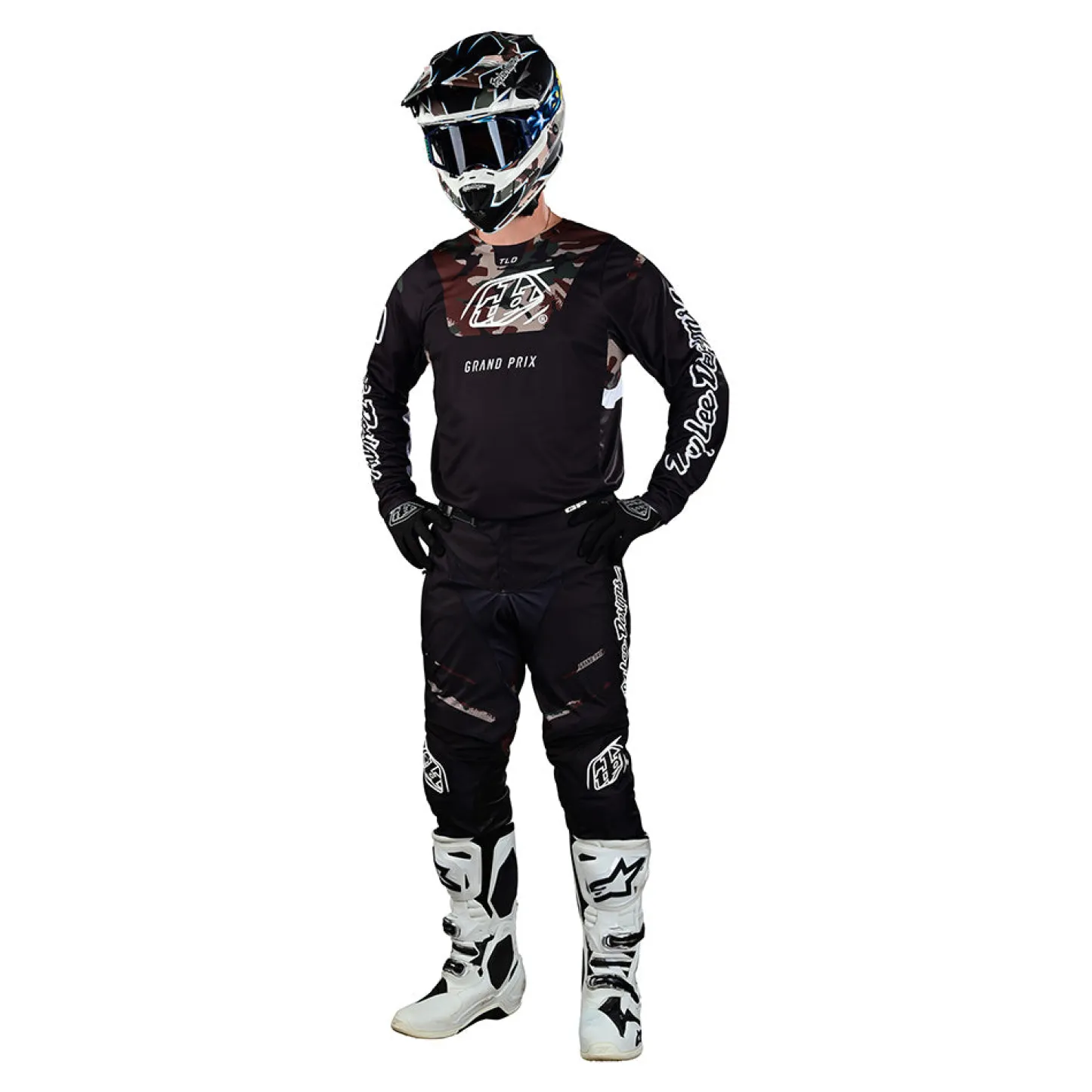 Troy Lee Designs Gp|Gp Pro^GP Pro Pant Blends Camo Black / Green