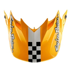 Troy Lee Designs Helmet Accessories^GP Pro Visor Fifty-50 White / Gold