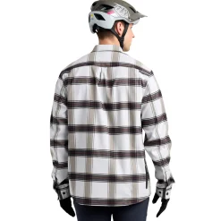 Troy Lee Designs Grind Flannel^Grind Flannel Yd Plaid Mist