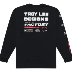 Troy Lee Designs Long Sleeve Tees^Long Sleeve Tee Factory Black