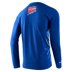Troy Lee Designs Long Sleeve Tees^Long Sleeve Tee Polaris Blue / Red